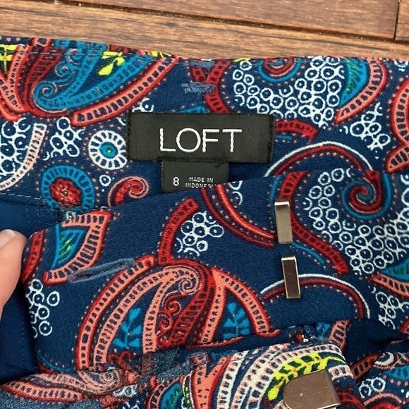 Paisley print loft shorts with tie waist - Picture 4 of 6